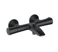 Kludi Zenta SL grifo de bañera y ducha a pared con termostato negro 351013938