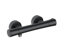 Kludi Zenta SL grifo para ducha a pared con termostato negro 351003938