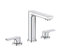 KLUDI ZENTA SL mezclador de lavabo, altura de caño 155 mm, instalación de tres orificios, cromo, 483930565