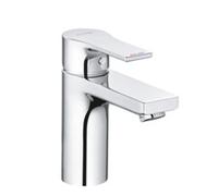 KLUDI ZENTA SL Mezclador monomando de lavabo, altura de caño 100 mm, sin juego de desagüe, cromo, 482920565