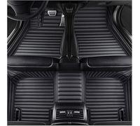KLUEES Alfombrillas de Coche Cobertura Total para Audi Q6 e-Tron 2024+,Alfombrillas de Cuero Antideslizante Duradero Accesorios para Automóviles,A/Black