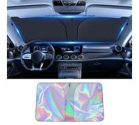 KLUFO Coche Delantero Parasoles para Citroen DS3/DS3 Racing/DS3 Cabrio/DS4/DS5/DS3 Crossback/DS, Portátil Vistoso Lunas Delanteras Protección UV Calor Aislamiento Accesorios