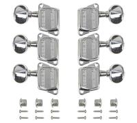 Kluson Serie Plus 3 máquinas de afinación por lado, cromadas | KPLUS-3-C