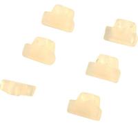Kluson USA - Juego de 6 sillines para puentes ABR-1 Tune-O-Matic sin cable de nailon