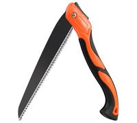 KLVGTIFS Sierra de Podar, Profesional Sierra de Mano Plegable, Serrucho de Poda Plegable con Hoja en SK5 Acero Carbono para Poda, Jardinería, Madera, Tubos, Metal, Camping, Caza, Supervivencia Gear