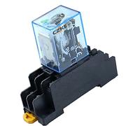 KLVN 1 Uds relé LY2NJ 24V DC/AC pequeño relé 10A 8PIN bobina DPDT con Base de enchufe(DC 24V)