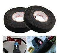 KLVN 19mm x 15M,15mx9mm Wiring Harness Tape Strong Adhesive Cloth Fabric Tape Looms Cars Wear-Resistant Insulating Electrical Tape (Color : 15mx9mm)