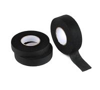 KLVN 25M Heat-Resistant Adhesive Cloth Fabric Tape Wool Roll Black Wiring Harness Electric Cable Wire Tape Tools 19/25/32/50mm (Color : 25 M, Size : 50mm)
