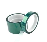 KLVN 33M Film Tape High Temperature Resistance Green Pet Solder Plating Shield Insulation Electronics Indust Protection Adhesive Tape (Color : 33m, Size : 80 MM)