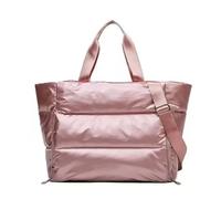 KLVN Bolsa para esterilla de yoga para mujer, bolsa de gimnasio, fitness, deportes, grande, de viaje, con cremallera, bolsas de almacenamiento para mujer, bolsa húmeda y seca (rosa)