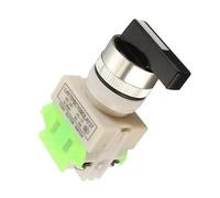 KLVN Interruptor giratorio de 22mm, Selector de dos/tres posiciones, interruptores de botón LAY37 con 4 tornillos, terminales ON-OFF/ON-OFF-ON(3 position)