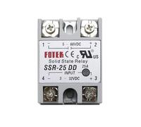 KLVN Relé de estado sólido SSR-25VA SSR-25DA SSR-25AA 1SSR-25DD SSR-25AA-H SSR-25DA-H Regulador de relé Fuente de alimentación AC Rele(SSR 25DD)