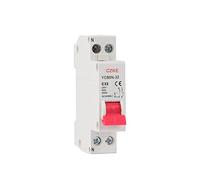 KLVN YCB6N-32 6-32A 1P + N MCB Disyuntor En Miniatura Disyuntor De Fase Neutral Interruptor Eléctrico Seguridad En El Hogar (Color : 1P N, Size : 16A)