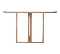 KLWQR Consola Recibidor Estrecha de Madera Maciza, Recibidores de Entrada de Estilo Chino, 80×30×80 cm, Estructura de Caja y Espiga para Detrás del Sofá o Pasillo(Yellow)