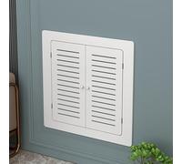KLWQR Panel de Acceso Cubre Radiadores Blanco Cubreradiador para Calentador de Pared, Colector de Calefacción por Suelo Radiante, Protección Decorativa(60x80 cm/24x31 in)