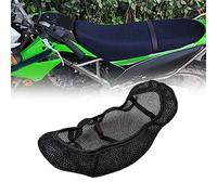 KLX 150 Off Road Dirt Bike 3D Mesh Seat Cover Cojín Protector Pad Aislamiento Transpirable Red A Prueba De Sol para Kawasaki KLX150