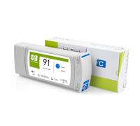 KLXFJ 91 Cartuchos De Tinta con Chip Compatibles para HP Designjet Z6100 Impresoras,C-1 Pack