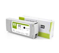KLXFJ 91 Cartuchos De Tinta con Chip Compatibles para HP Designjet Z6100 Impresoras,MK-1 Pack