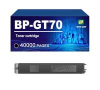 KLXFJ BP-GT70 Cartucho De Tóner Compatible con Impresoras para Sharp BP-50C26 50C31 50C36 50C45 50C55 50C65 70C31 BP70C36 BP70C45 BP70C55 Y 70C65.,Black-1 Pack