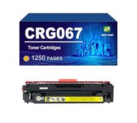 KLXFJ CRG067 Cartuchos De Tóner Compatibles para Canon MF650C 651Cw 653Cdw MF654 MF656 MF657 LBP630C LBP631CW LBP633Cdw Y LBP632Cdw (5102C002 5101C002 5100C002 5099C002),Yellow-1 Pack