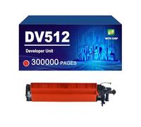 KLXFJ DV512 Unidad De Revelado Compatible con Impresoras para Konica Minolta Bizhub C221 224 284 364 454 554 Y ADC285 Y 365. Alto Rendimiento: 300.000 Páginas,Magenta-1 Pack