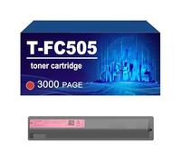 KLXFJ FC505 Cartucho De Tóner Compatible con Impresoras para Toshiba E-Studio 2000A 2500AC 2505AC 3005AC 3505AC 4505AC Y 5005AC, con Chip,Magenta-1 Pack
