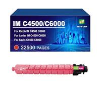 KLXFJ IM C4500 C6000 Tóner De Alto Rendimiento con Chip Compatible con Impresoras para Ricoh IM C4500 C6000 (33 000/22 500 Páginas),Magenta-1 Pack