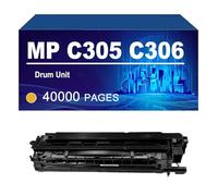 KLXFJ MP C305 C306 Tambor De Imagen Compatible para Las Impresoras para Ricoh MP C305 C306 C307 MPC406 C407,Yellow-1 Pack