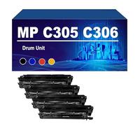 KLXFJ MP C305 C306 Tambor De Imagen Compatible para Las Impresoras para Ricoh MP C305 C306 C307 MPC406 C407,4 Colors-1 Set