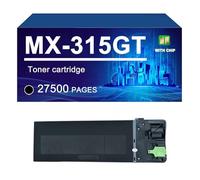KLXFJ MX-315GT Cartucho De Tóner (con Chip) Compatible con La Impresora para Sharp MX-M266N MX-M356N MX-M316N, Rendimiento De hasta 27500 Páginas,MX 315GT-1 Pack