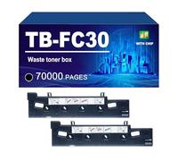 KLXFJ TB-FC30 Contenedor De Tóner Residual Compatible para Toshiba E-Studio 2050C 2550C 2051C 2551C 2000AC 2500AC 2010AC 2510AC 2110AC Y 2610AC con Capacidad para 70.000 Páginas,TB FC30C-2 Pack