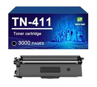 KLXFJ TN411 Cartucho De Tóner Compatible para TN421 TN431 TN441 TN451 TN491 Funciona con Impresoras HL-L8260CDW L8360CDW L8260CDN L9310CDW MFC-L8690CDW L8900CDW L8610CDW L9570CDW,Black-1 Pack