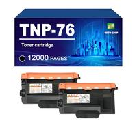 KLXFJ TNP-76 Cartucho De Tóner Compatible con Impresoras para Konica Minolta Bizhub 4000i Y 5000i; Rendimiento De hasta 12 000 Páginas.,Black-2 Pack