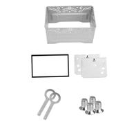 klxgMM Marco de Montaje de Estereo de automóvil Kit de Tablero de instalación de Dos DIN Metal Universal 2din para el Reproductor de automóviles Radio DIN Marco estéreo estéreo