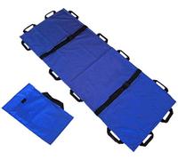 KLYDBMYT Camilla portátil Plegable Plana de Rescate de Emergencia, Lona Gruesa, 12 Asas, Camilla médica de Primeros Auxilios Suave para el hogar con Bolso para hospitales, ambulancias