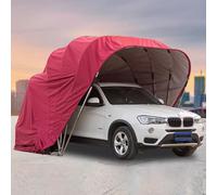 KLYDBMYT Cochera Plegable, cochera móvil Mejorada, Garaje portátil retráctil, cochera Resistente, Refugio para Sombra para Exteriores, camión, Barco, SUV, 18 x 8,2 x 7,6 pies