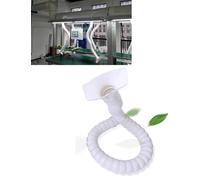 KLYDBMYT Conducto para Humos, Equipo de ventilación y extracción de Polvo Industrial, Brazo de Tubo de bambú para extracción de Humos de Soldadura (Natural, 75 mm/3 Pulgadas, 100 cm/3,3 pies)