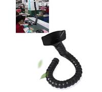 KLYDBMYT Conducto para Humos, Equipo de ventilación y extracción de Polvo Industrial, Brazo de Tubo de bambú para conducto de Humos para Soldadura (Negro, 50 mm/2 Pulgadas, 80 cm/2,6 pies)