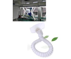 KLYDBMYT Conducto para Humos, Equipo de ventilación y extracción de Polvo Industrial, Brazo de Tubo de bambú para conducto de Humos de Soldadura (Natural, 75 mm/3 Pulgadas, 180 cm/5,9 pies)