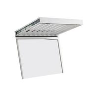 KLYDBMYT Estante de Almacenamiento sobre la Lavadora con cajón extraíble Extensible para secar y Guardar Ropa y Accesorios, Color 1-57,8 x 61-66 cm