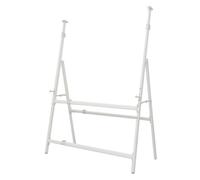 KLYDBMYT Soporte móvil para Pizarra de borrado en seco, Soporte metálico con Ruedas, Caballete metálico Plegable de Altura Ajustable, Soporte Solo para pizarras de borrado en seco.