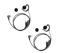 Klykon Auriculares compactos de 2 pines para Motorola Talkabout 2 unidades. | Auriculares inalámbricos de 2 pines con micrófono PTT para Motorola R400, RDM2070D y dispositivos CLS/RDX/RDUSerie