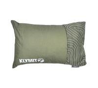 Klymit Drift - Almohada de Camping de Espuma viscoelástica troceada con Funda Reversible para Uso en Exteriores, Verde, Grande