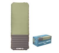 KLYMIT KLYMALOFT - Cojín de Dormir revolucionario diseño de Aire + Espuma, Ultra Grueso de 12,7 cm, Espuma viscoelástica, Camping, Viajes, mochilero, actualiza tu colchón de Aire