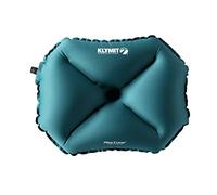 Klymit Pillow X - Almohada Inflable para Campamento y Viaje, Grande, Color Verde Azulado