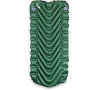 Klymit Static V Colchoneta Inflable para Acampar Ligera Senderismo y Mochilero Cama de Aire 2,5 Pulgadas de Grosor Corto Verde