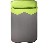 Klymit V Sheet Double Funda para colchoneta de Cama Doble, Unisex Adulto, Verde/Gris, Talla única