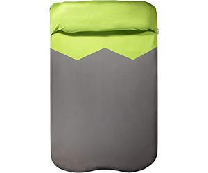 Klymit V Sheet Double Funda para colchoneta de Cama Doble, Unisex Adulto, Verde/Gris, Talla única