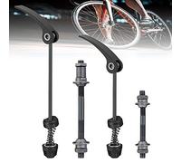 KLYNGTSK 1 Par Rápida Palanca de Liberación Bicicleta Carretera de Montaña de la Bicicleta Pinchos de Liberación Rápida MTB Brocheta de Liberación para la Mayoría de las Bicicletas (Negro)