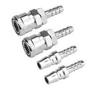 KLYNGTSK 4 PCS Acoplador de Aire Conector de Accesorios Rápidos Manguera de Aire de Línea Neumática 8mm Conector de Línea de Aire para Mangueras de Compresor de Aire Neumático